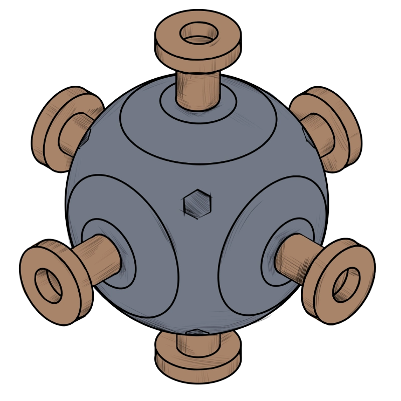 Icon 2. AXIS (Trục nối) - Khối Kết Nối Chức Năng