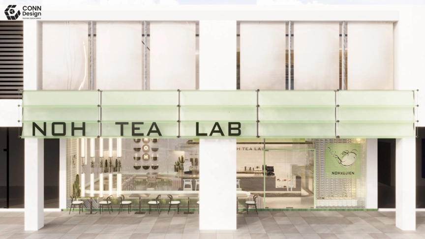 NOH Tea Lab – Khi Quán Cafe Trở Thành “Phòng Thí Nghiệm” Của Trải Nghiệm Thị Giác.